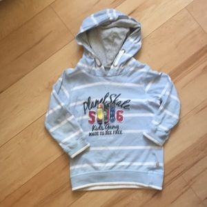 Kanz Cotton Striped Hoodie